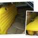 Illustration for article titled Inflatable Backseat Bed Adds A Touch of Luxury to Living Out of Your Car